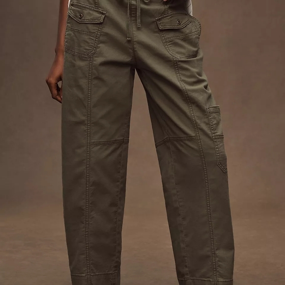 Pilcro Utility Drawstring Pocket Pants/Anthropologie/Size Large/New - Picture 2 of 15